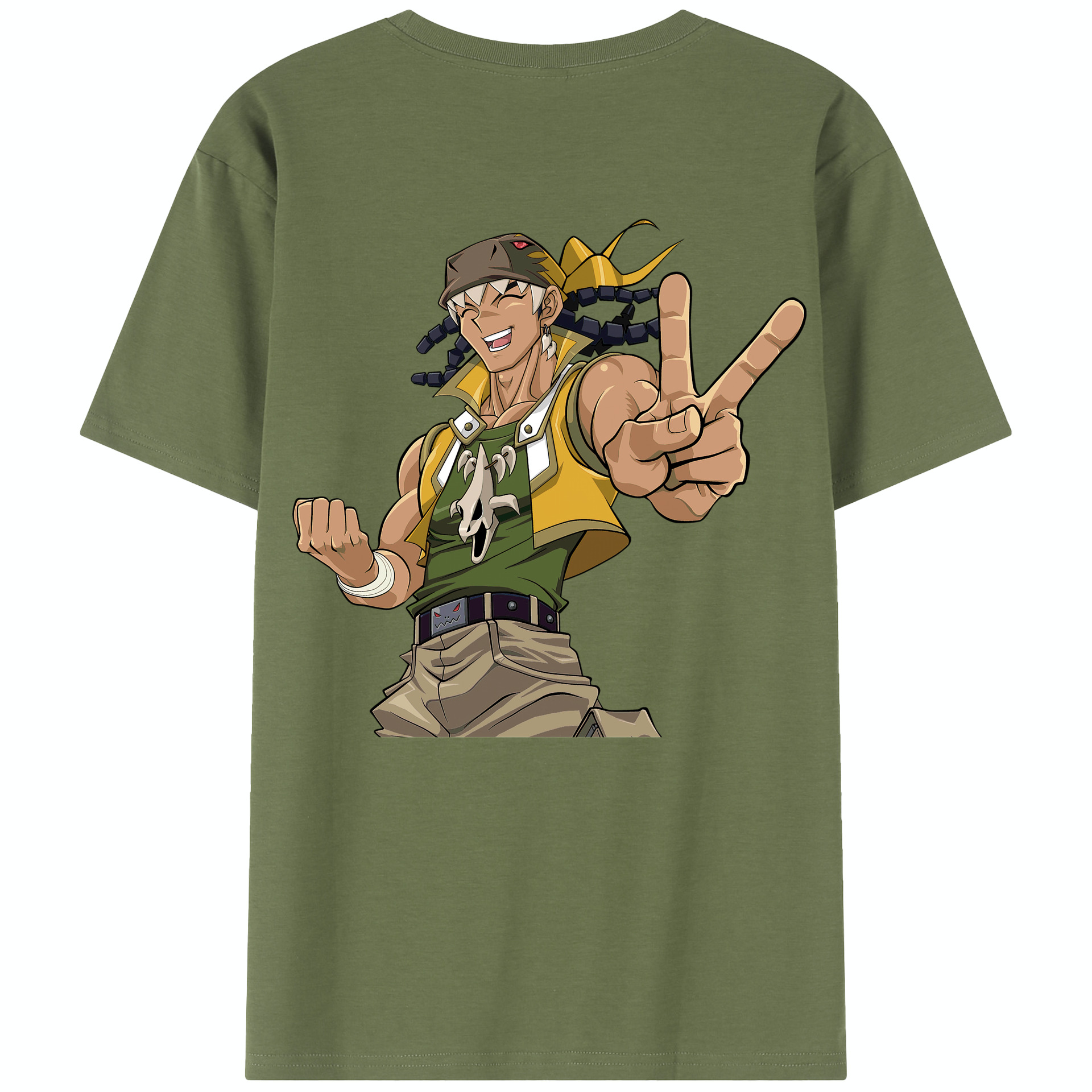 （画像用） 遊☆戯☆王 Yu-Gi-Oh! 綿100％半袖Tシャツ（背面プリント）